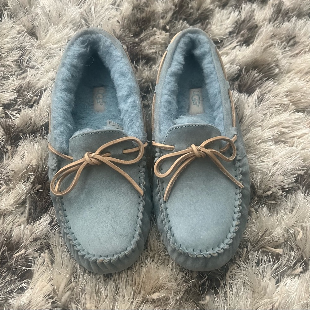 NEW UGG slippers! Sky blue